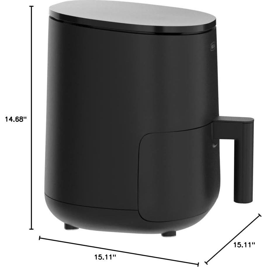 Freidora de Aire Digital BELLA 2.9QT 5 en 1 Táctil 1400W Negro