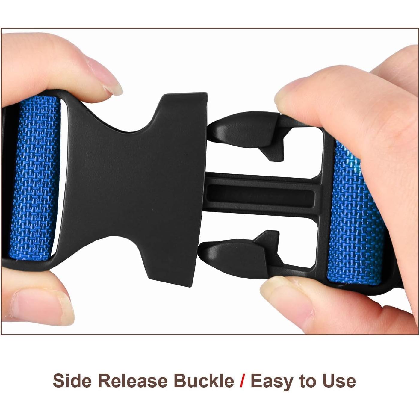 Correas de Equipaje Utilitarias MAGARROW 3.81 cm x 0.97 m Azul - Paquete de 4