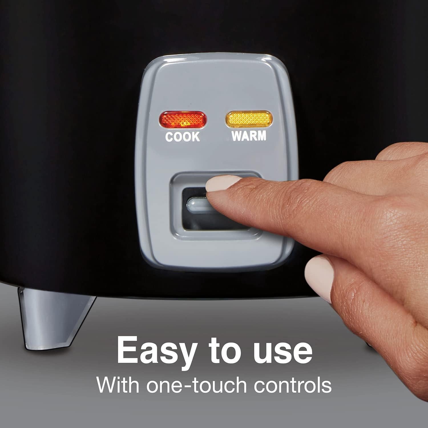 Cocedor de Arroz y Vaporera Proctor Silex 6 Tazas Negro