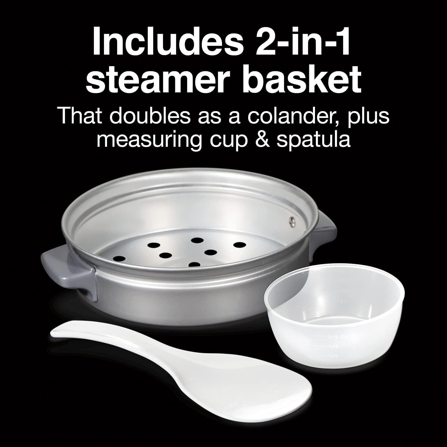 Cocedor de Arroz y Vaporera Proctor Silex 6 Tazas Negro