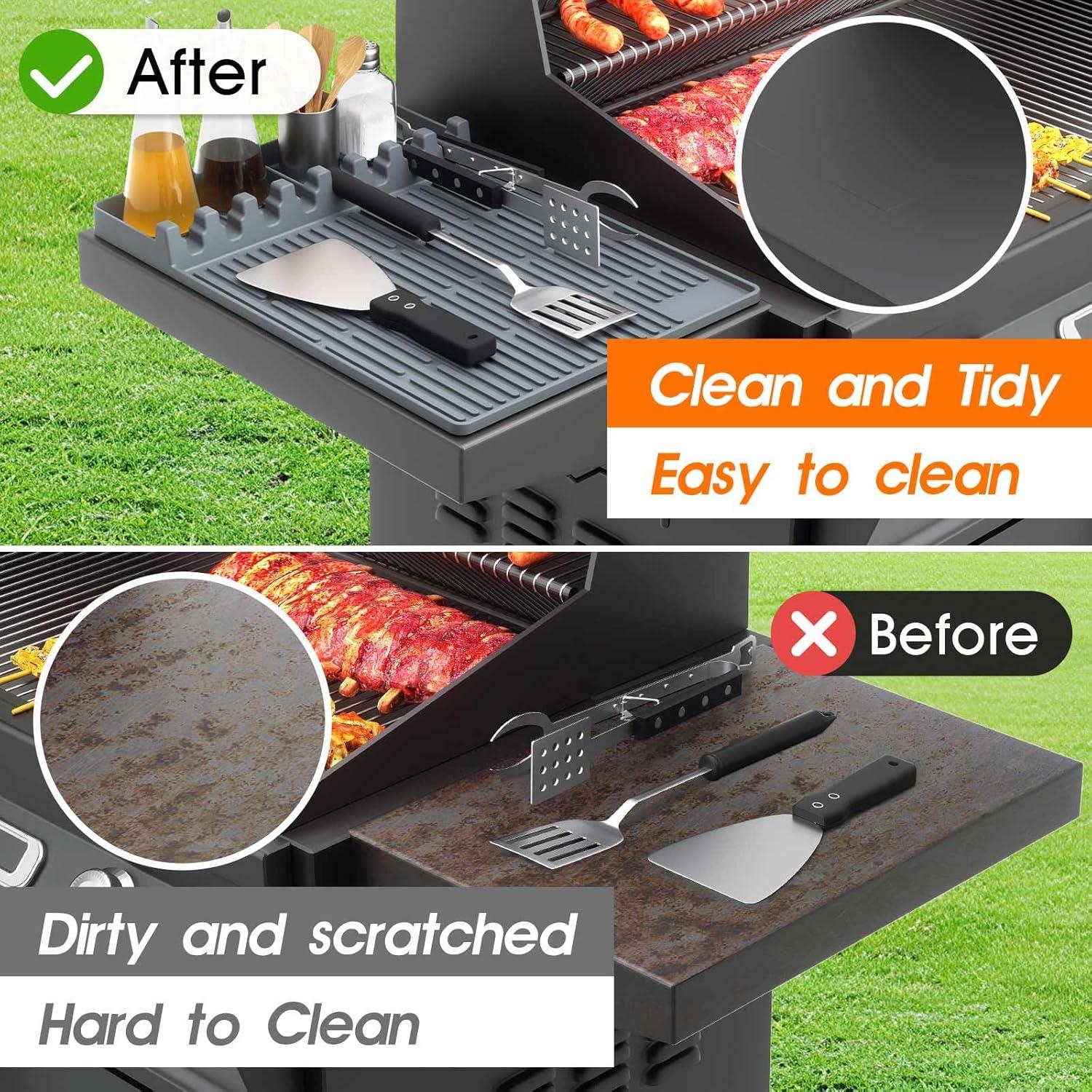 Alfombrilla de Silicona Snuggery 40.6x29.5cm Antiadherente BBQ