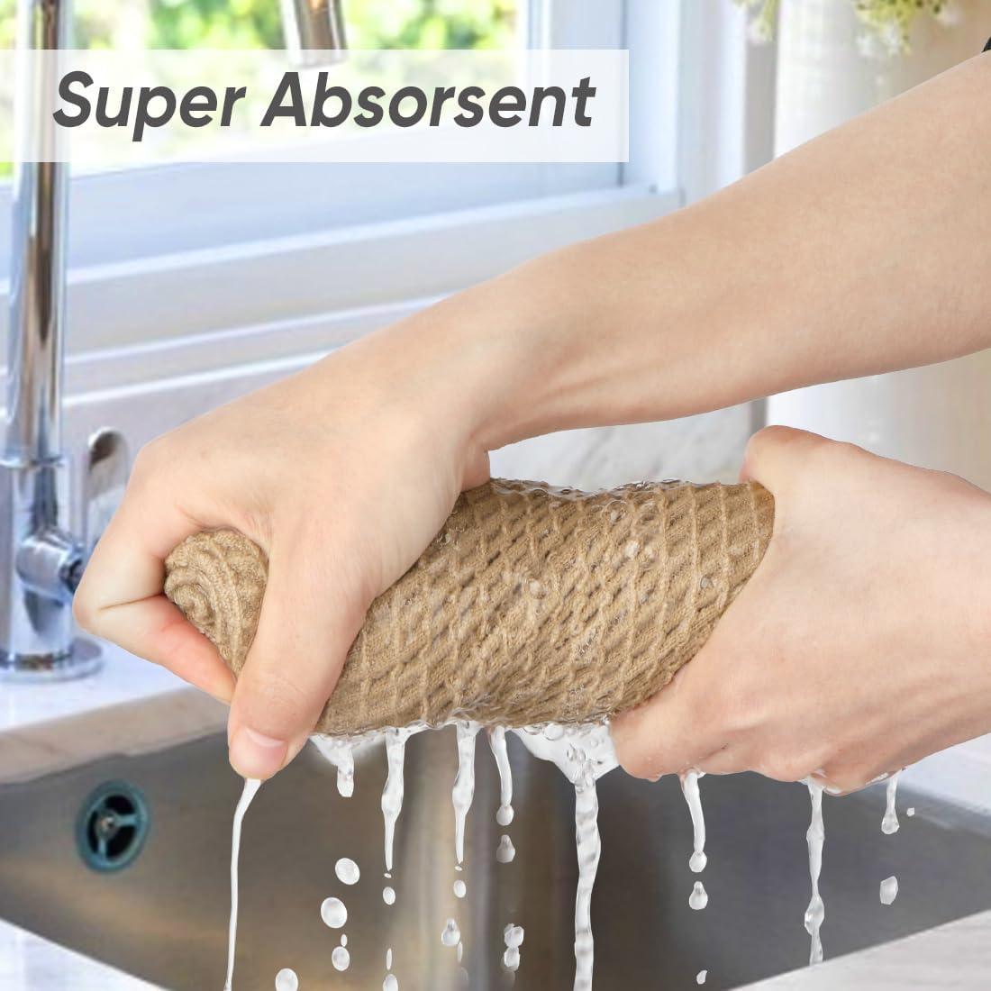 Paños de Microfibra HOMEXCEL 30x30 cm Ultra Absorbentes - 6 Unidades