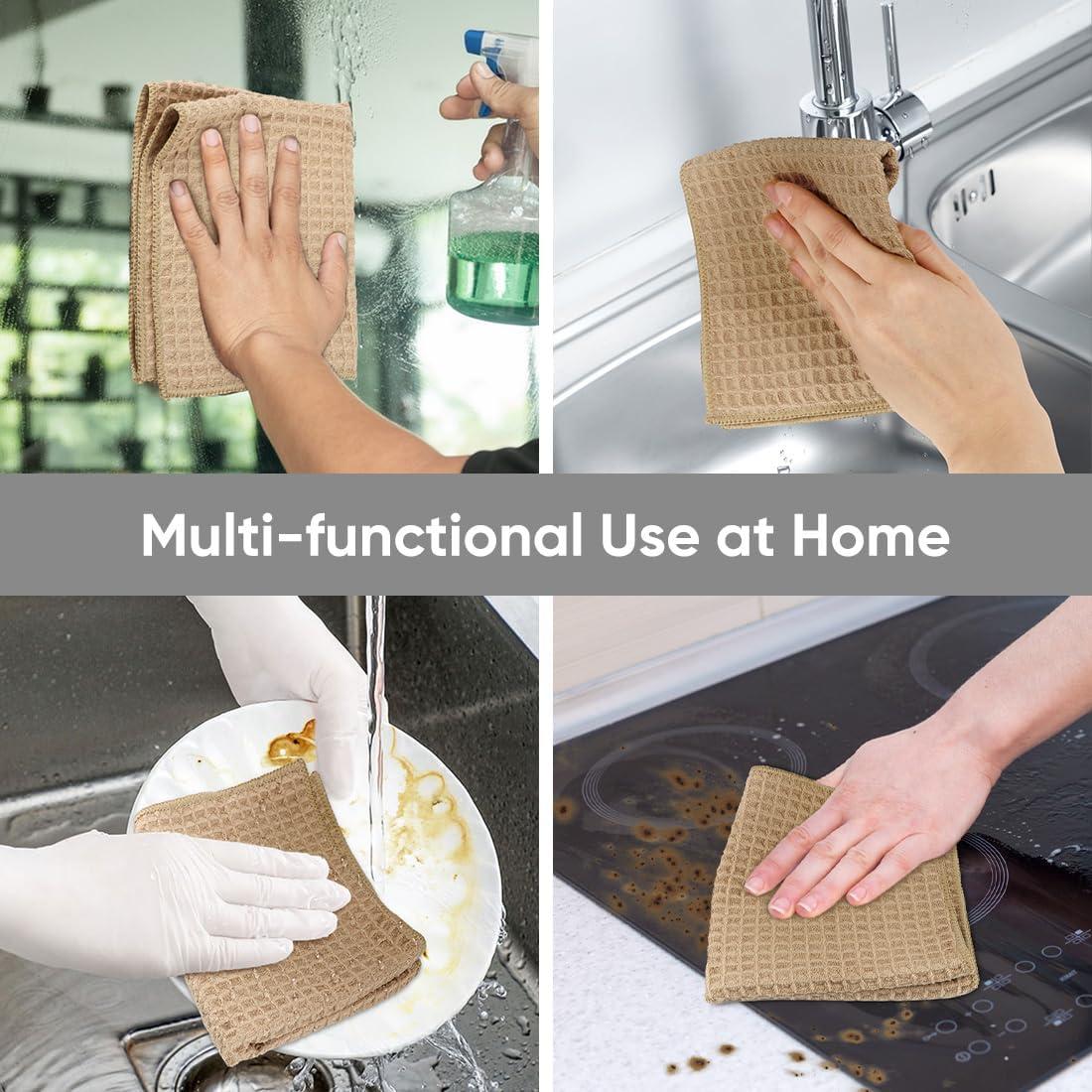 Paños de Microfibra HOMEXCEL 30x30 cm Ultra Absorbentes - 6 Unidades