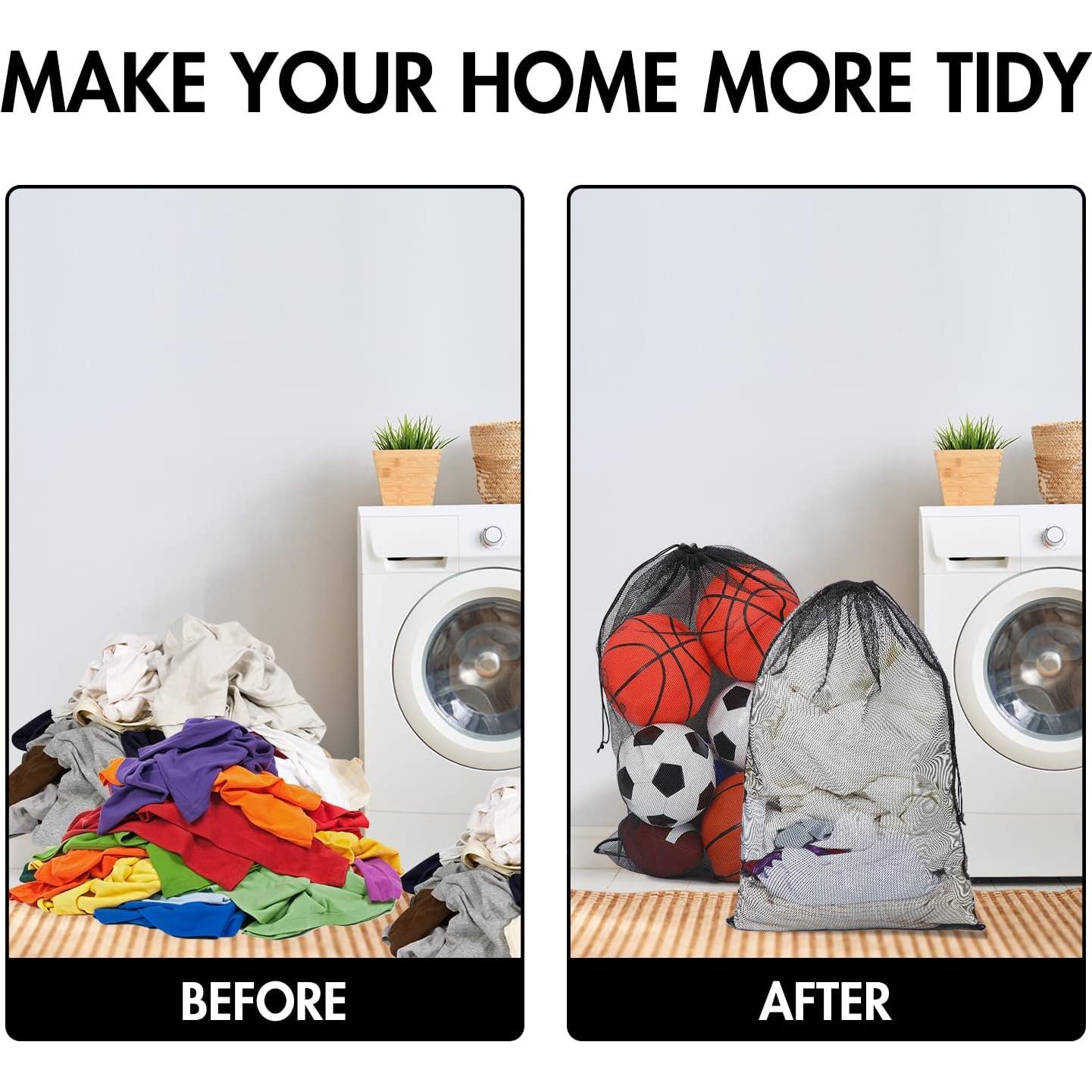 Berlune 30 Bolsas de Malla Grandes 61x91 cm para Lavandería