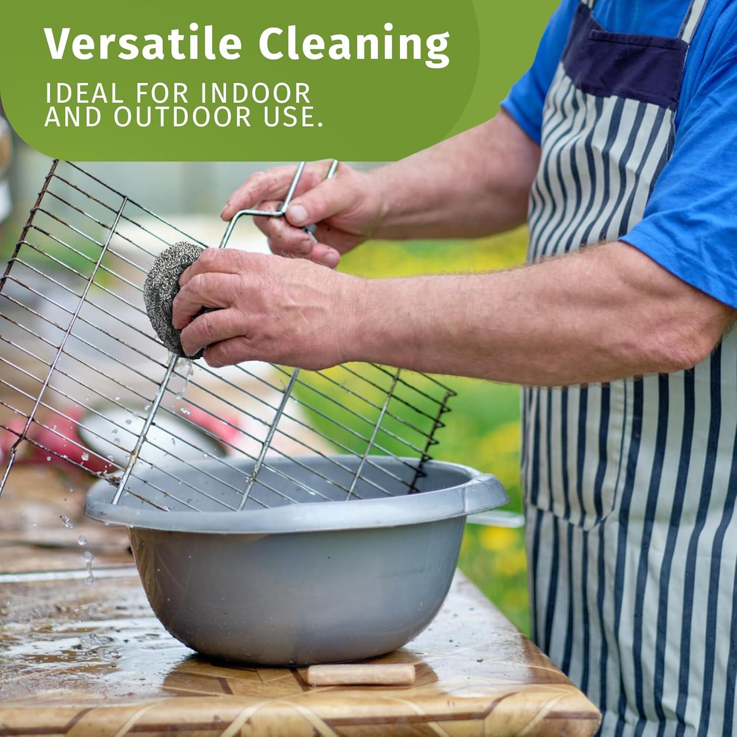 Almohadillas de Limpieza Brheez 100g - Paquete de 12 Estropajos