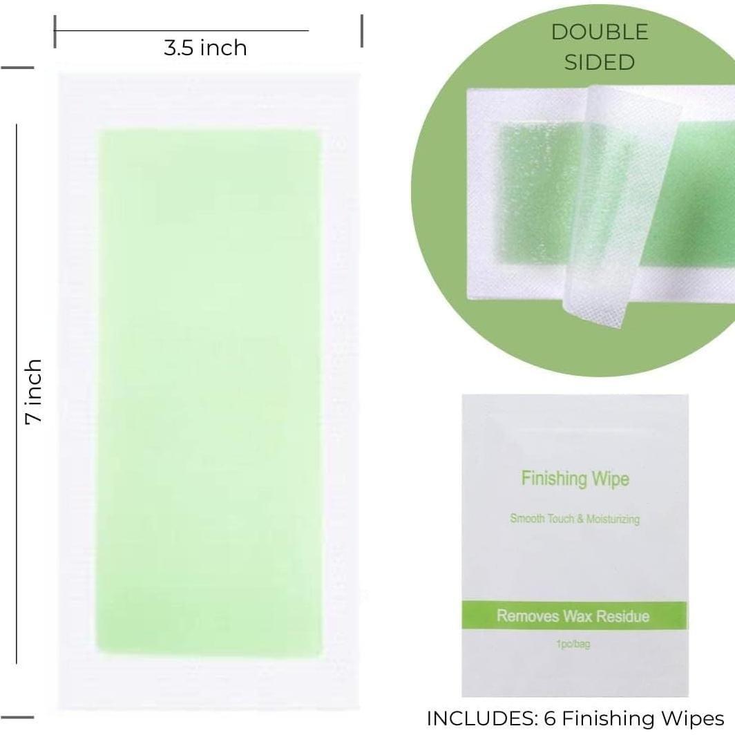 Tiras de Cera Amira Beauty con Aloe Vera - 32 Unidades