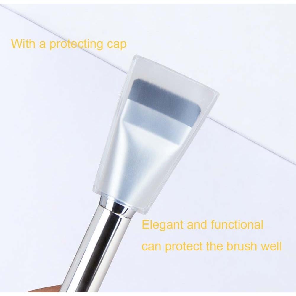 Brochas de Maquillaje Coshine 2pcs Base Cuadrada Plana Veganas