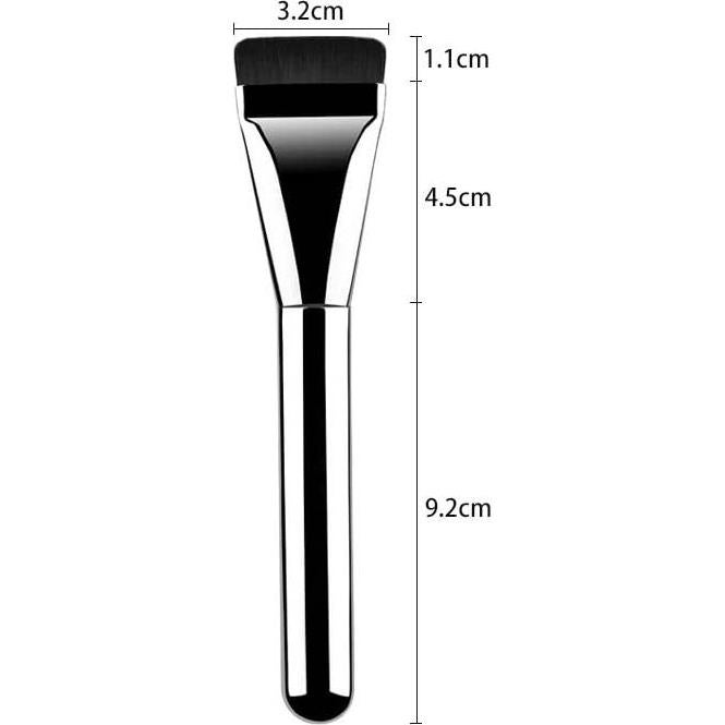 Brochas de Maquillaje Coshine 2pcs Base Cuadrada Plana Veganas