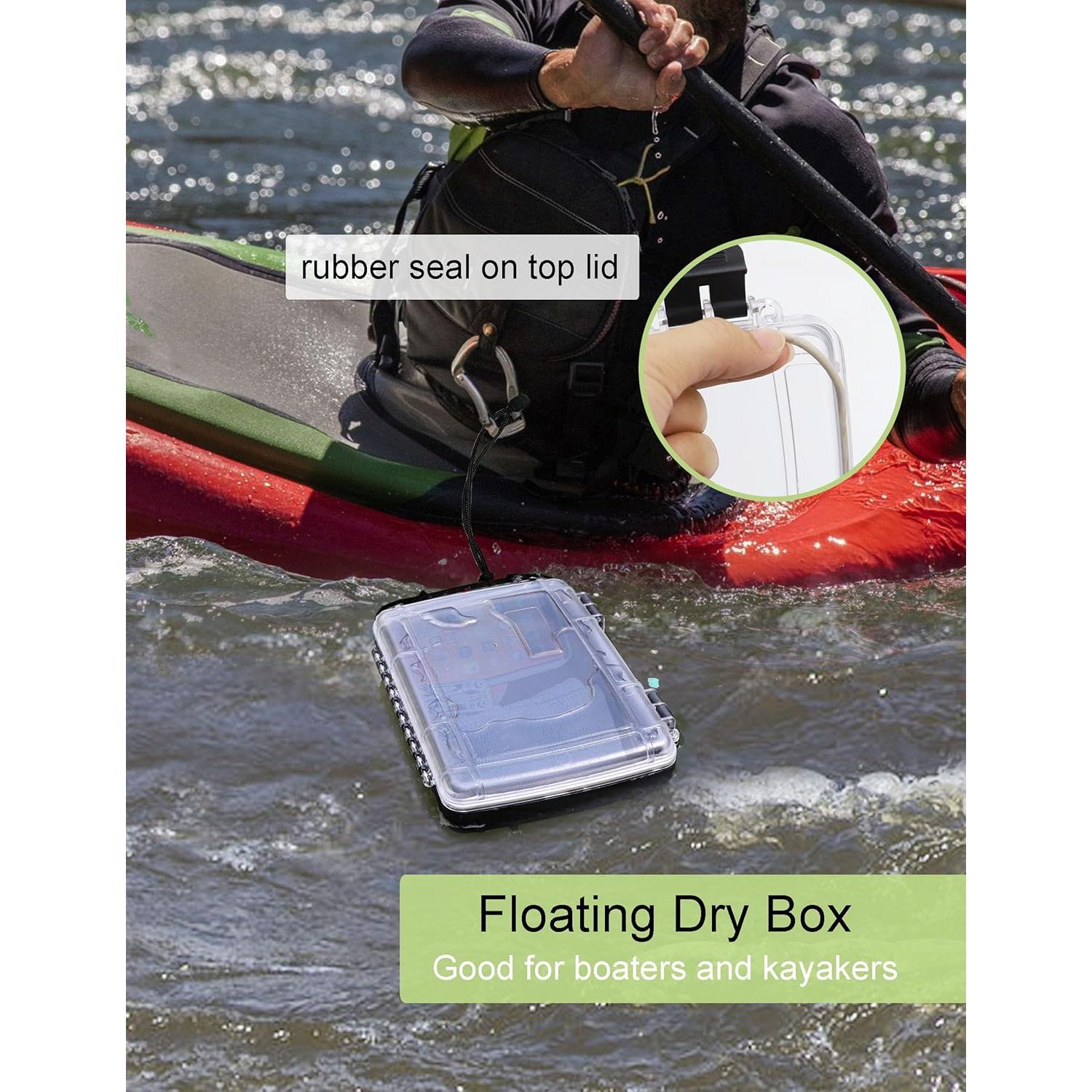 Caja Secadora Impermeable YVUDW 8010 para Kayak 23.9x16.5cm