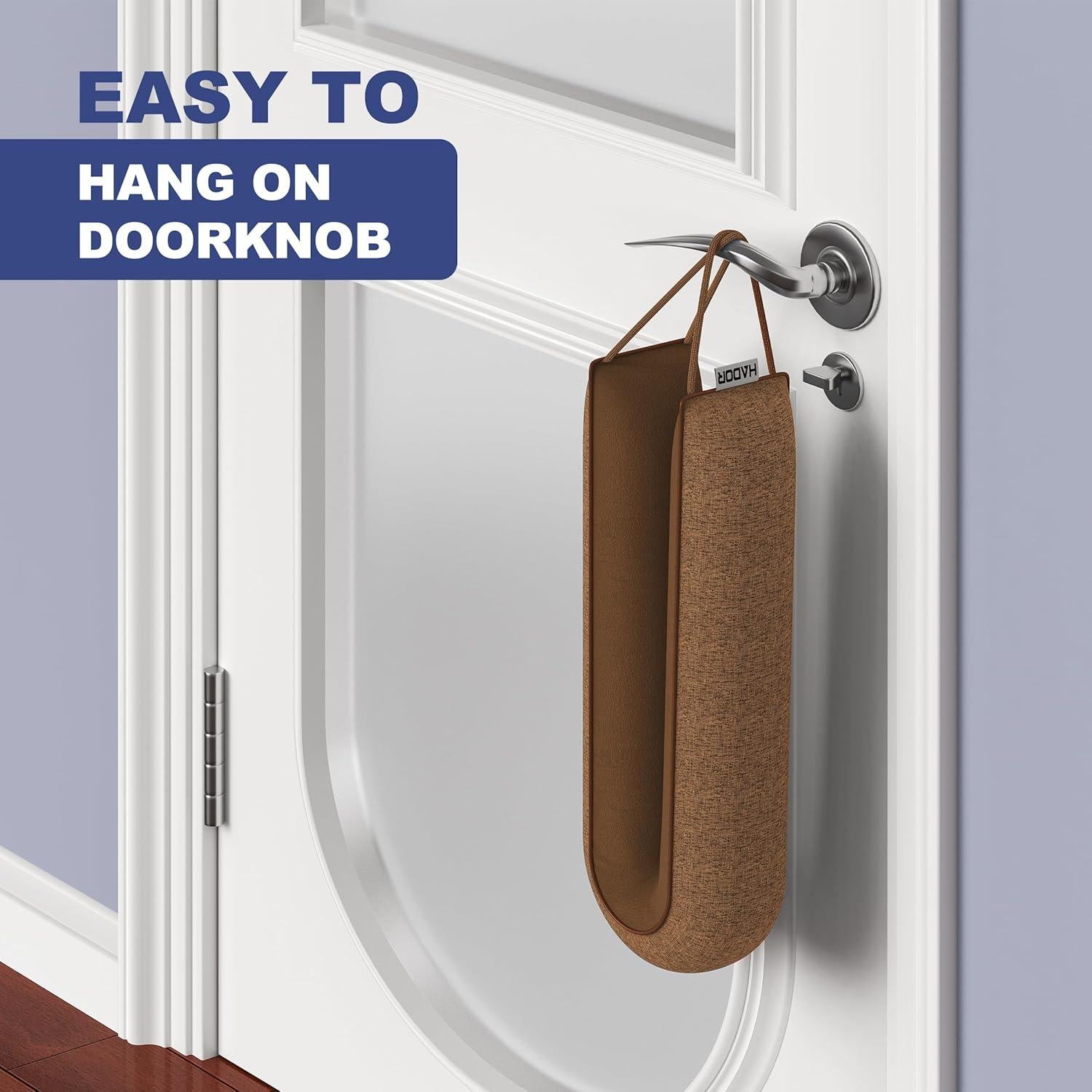 Tapón para Corrientes de Aire HADOR 76 cm Marrón - Bloqueador de Ruido y Frío