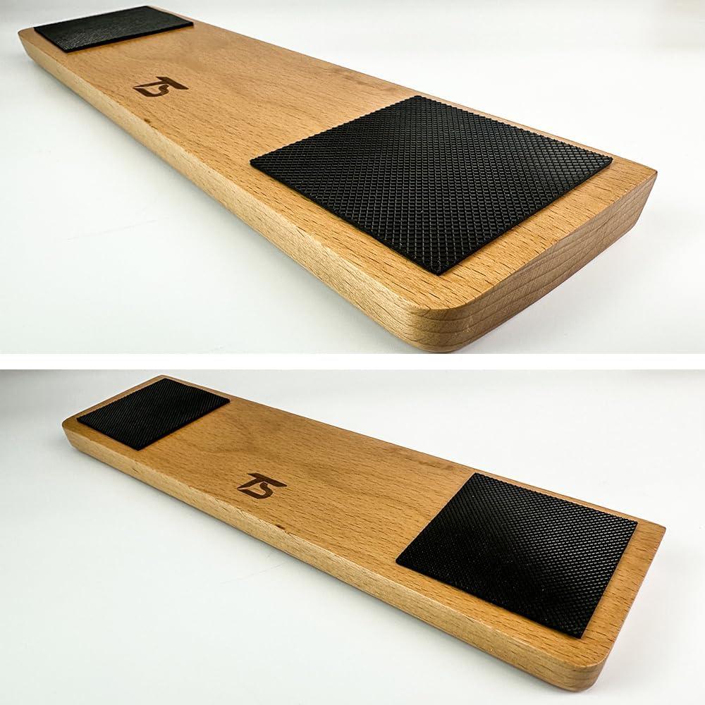 Reposamuñecas Ergonómico de Madera Haya 31cm para Teclado