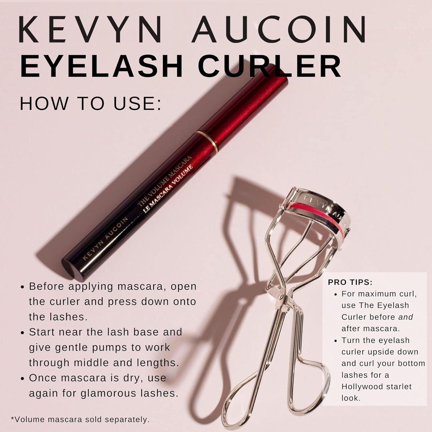 Rizador de Pestañas Kevyn Aucoin Acero Inoxidable 1 Cuenta