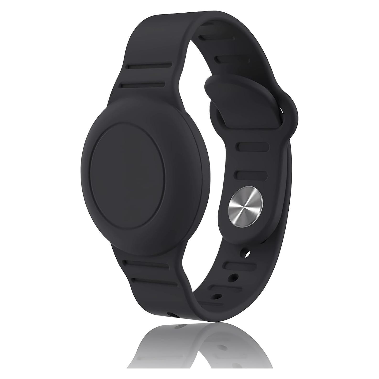 Pulsera Impermeable para Niños Tyanuzz con Soporte AirTag Negro