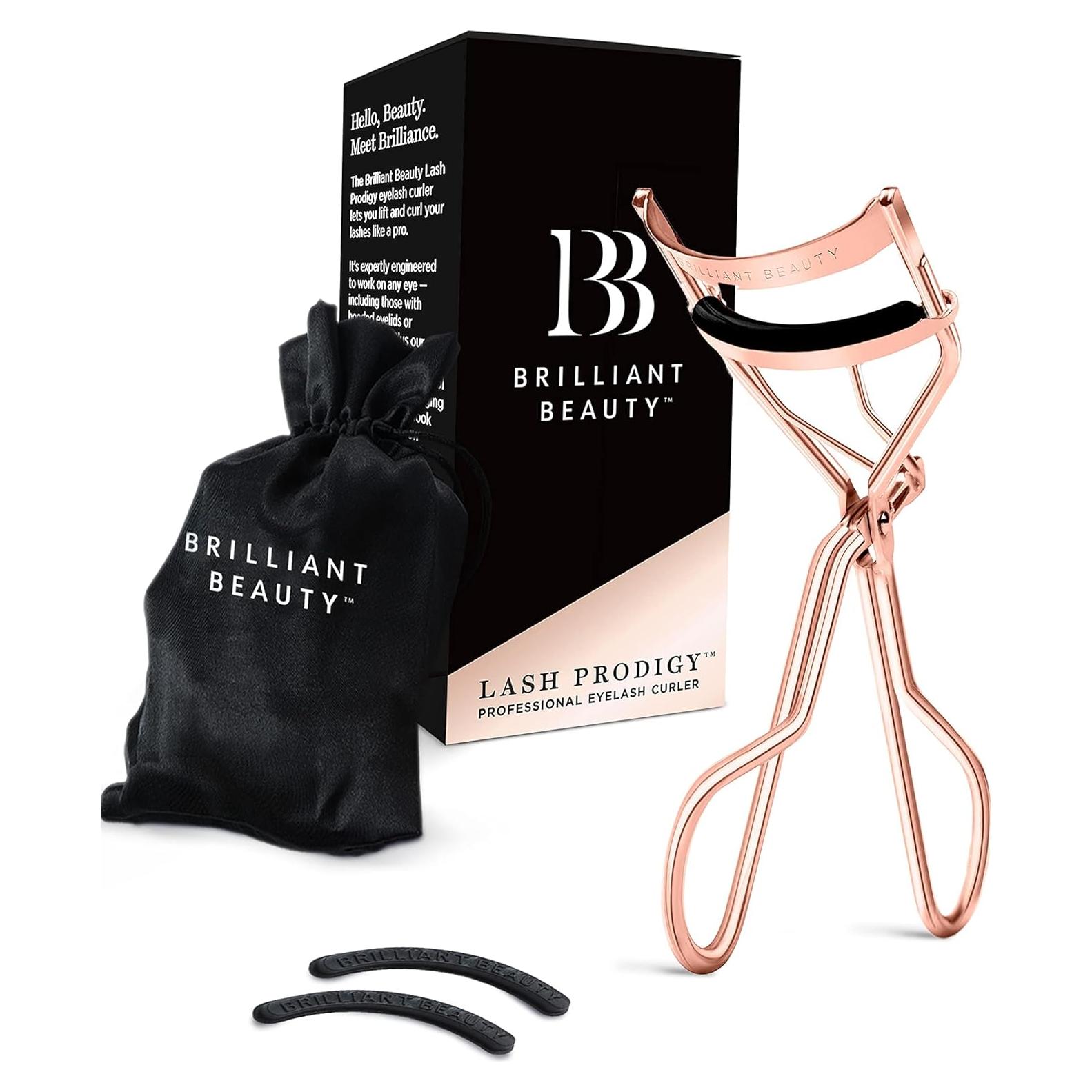 Rizador de Pestañas Brilliant Beauty Oro Rosa - Sin Pellizcos