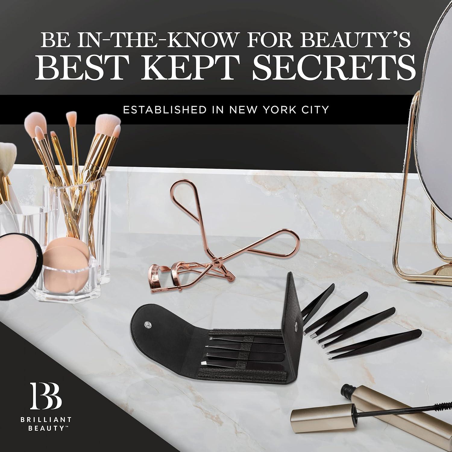 Rizador de Pestañas Brilliant Beauty Oro Rosa - Sin Pellizcos