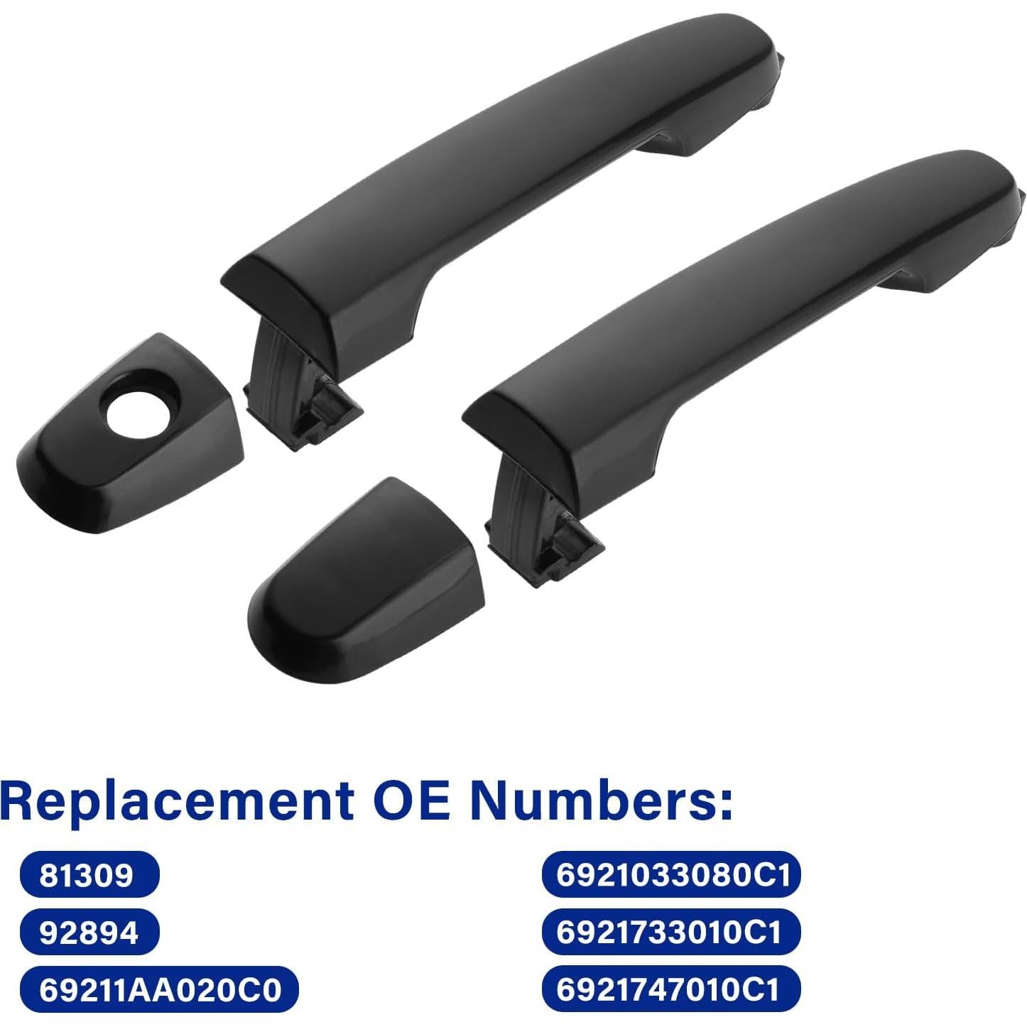 Juego de 4 Manijas de Puerta Exterior Lcyolada para Toyota