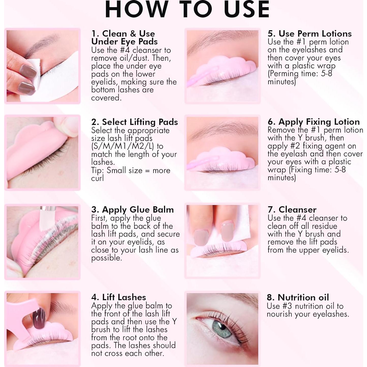 Kit de Elevación de Pestañas Bloomora - 15 Aplicaciones