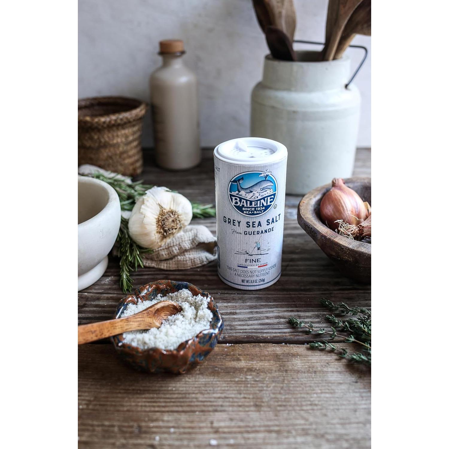 Sal Marina Gris La Baleine 249g Kosher de Guerande