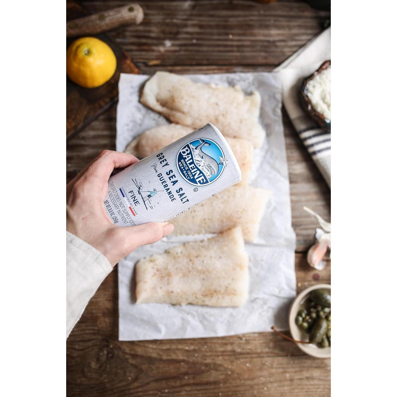 Sal Marina Gris La Baleine 249g Kosher de Guerande