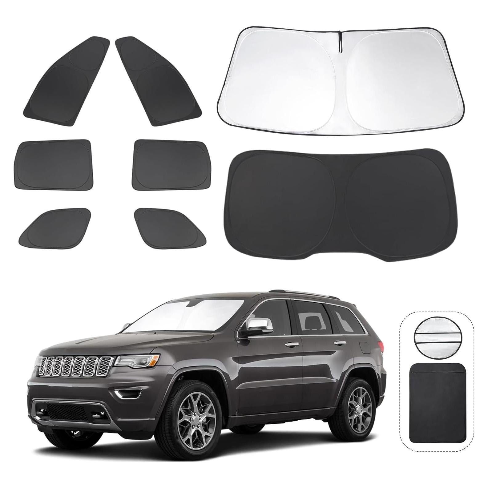 Cortinas Solares TINGLU 8PCS para Jeep Grand Cherokee 2011-2021