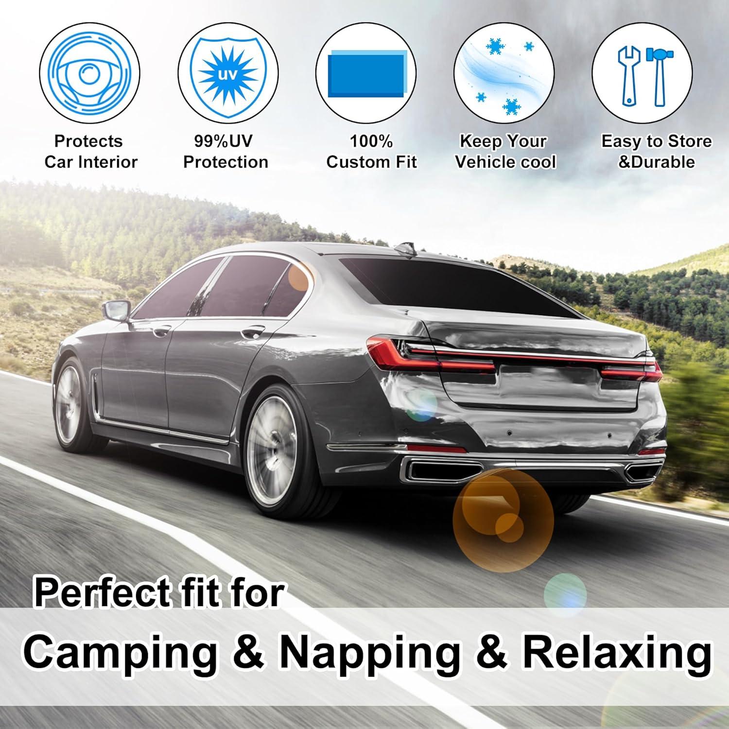 Toldos de Ventana TINGLU para BMW X1 F48 2016-2022 10PCS