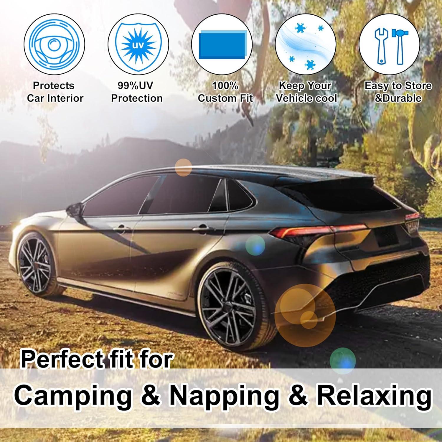 Toldos TINGLU para Ventanas Toyota Camry 2007-2011 6PCS