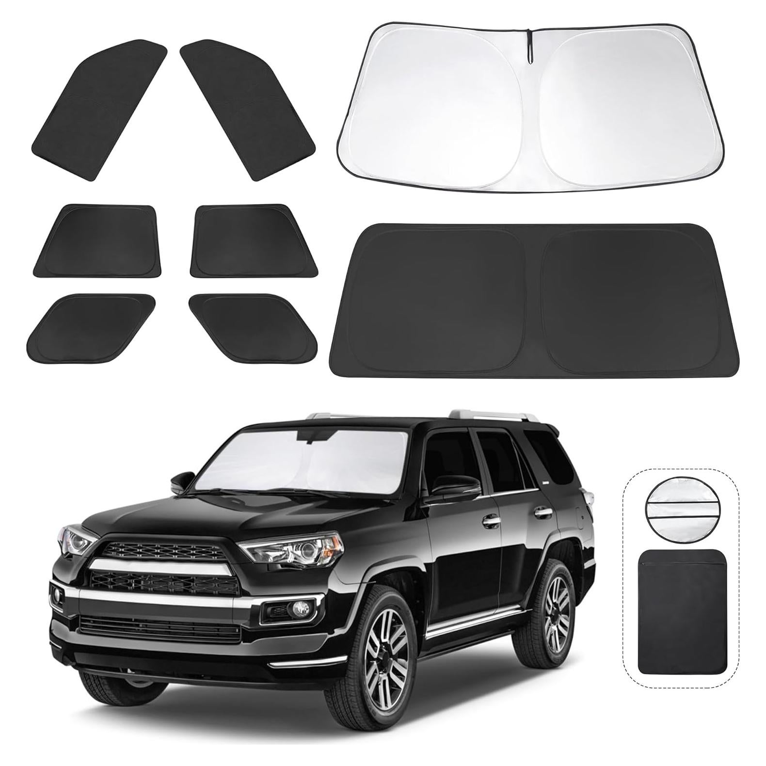 Toldos TINGLU para Ventanas Toyota 4Runner 2010-2024 8PCS