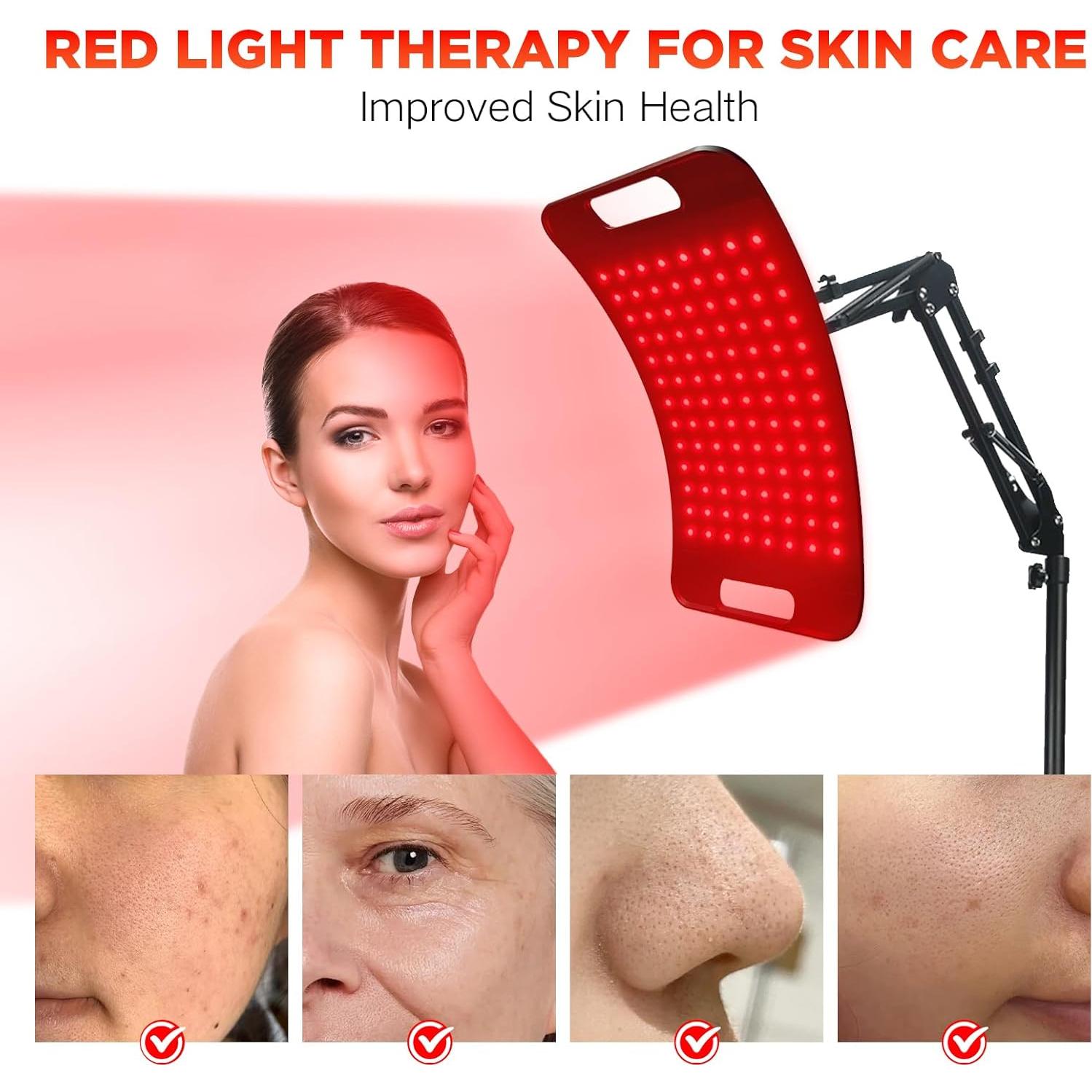 Lámpara de Terapia de Luz Roja ADVARAYS 660nm y 850nm