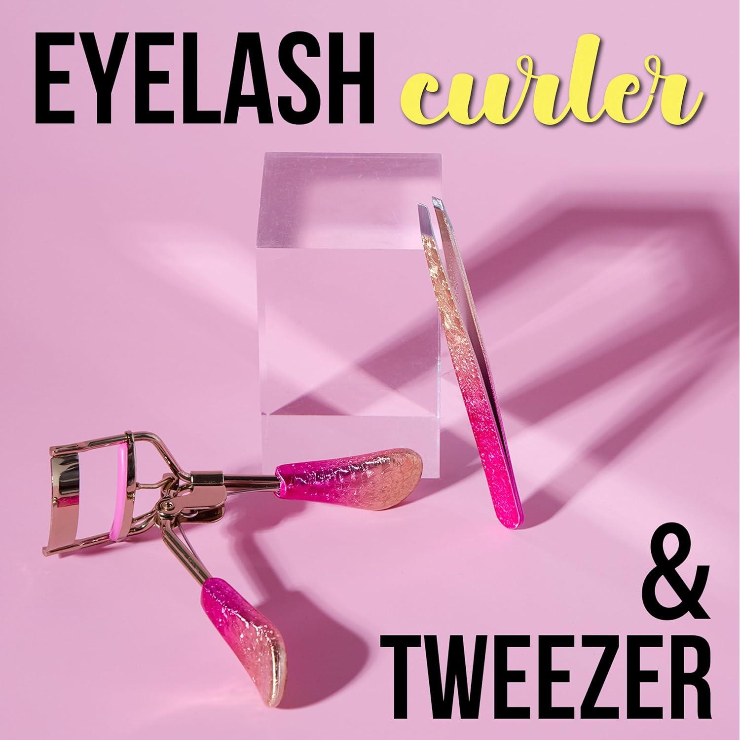 Kit Rizador de Pestañas y Pinzas Forever 21 - 2 Piezas
