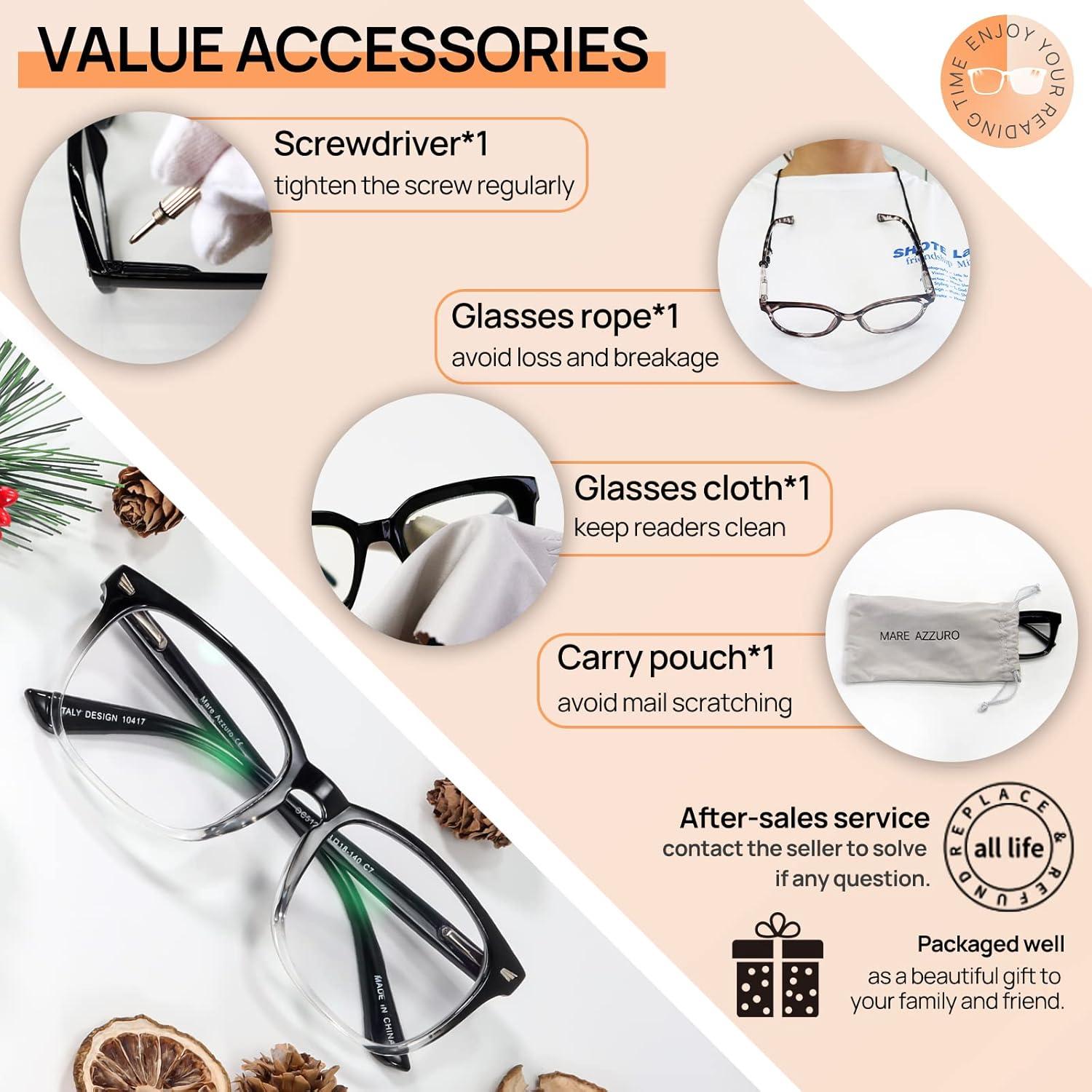 Gafas de lectura bifocales MARE AZZURO fotochromáticas 2.5