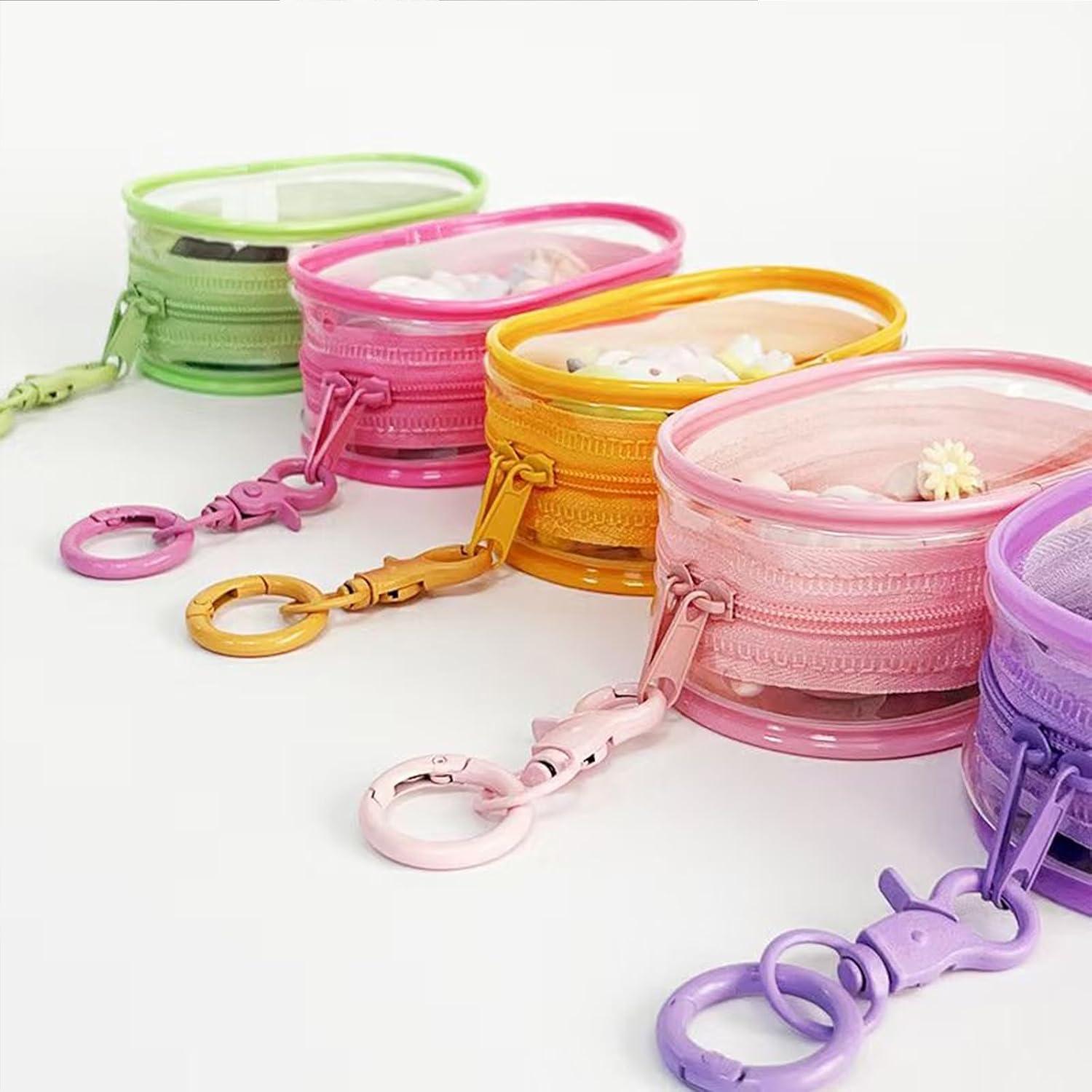 Bolsa de exhibición PVC Rosa Bebé para muñecas mini Yushen