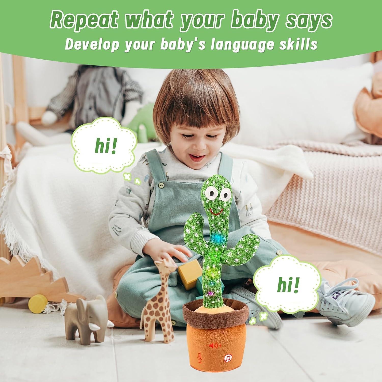 Juguete Cactus Hablador MILEGI con Volumen Ajustable