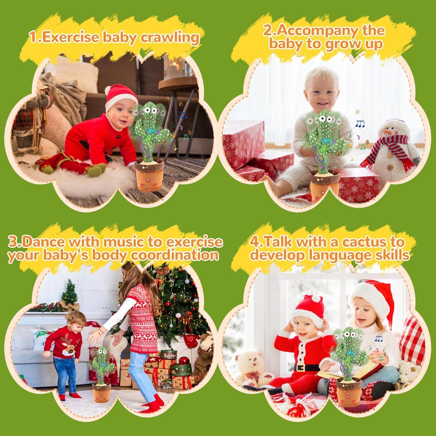 Juguete Cactus Hablador MILEGI con Volumen Ajustable