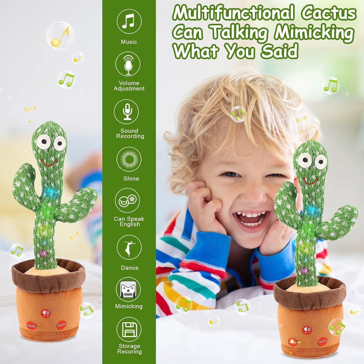 Juguete Cactus Hablador MILEGI con Volumen Ajustable