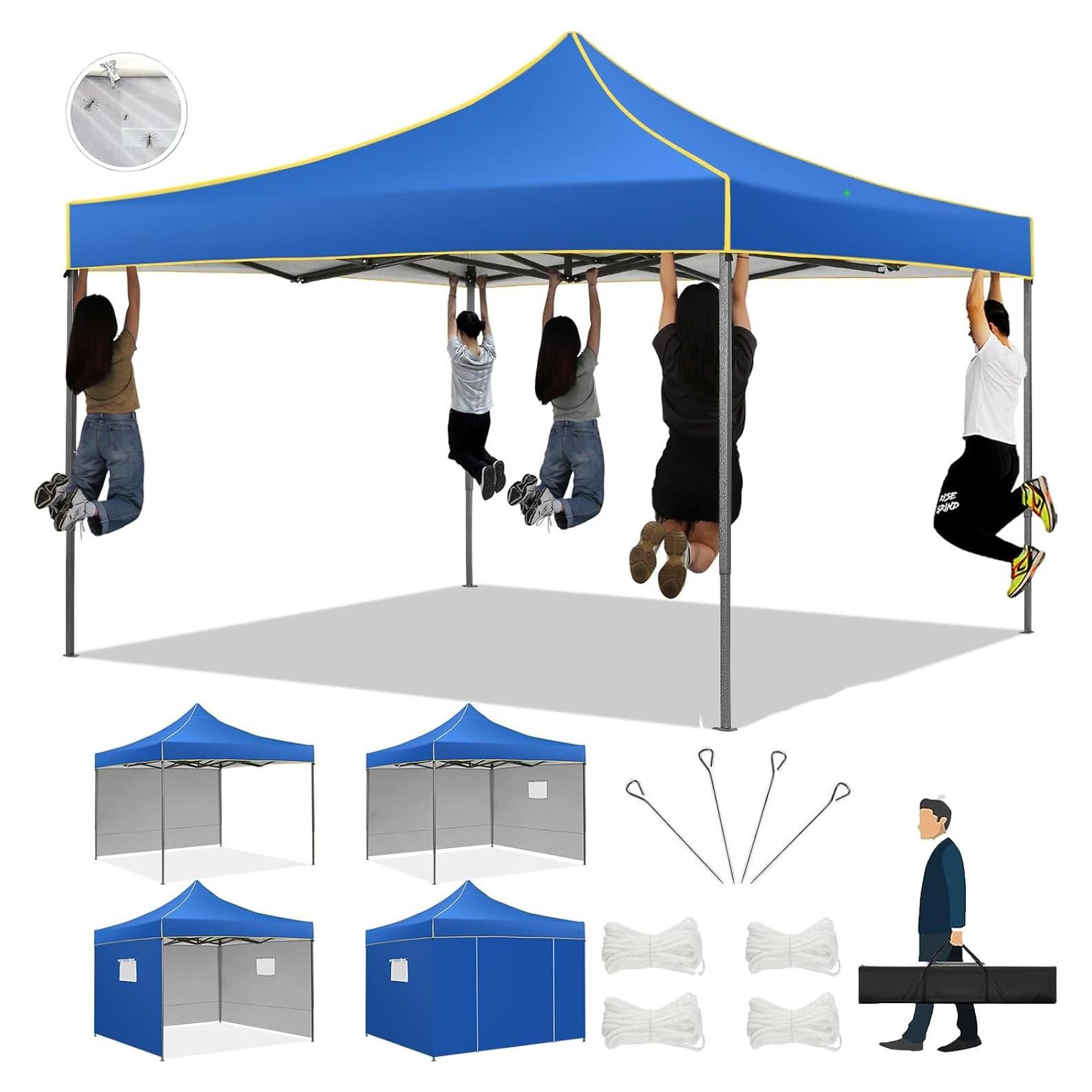 Carpa Plegable COBIZI 3x3m Impermeable con 4 Paredes