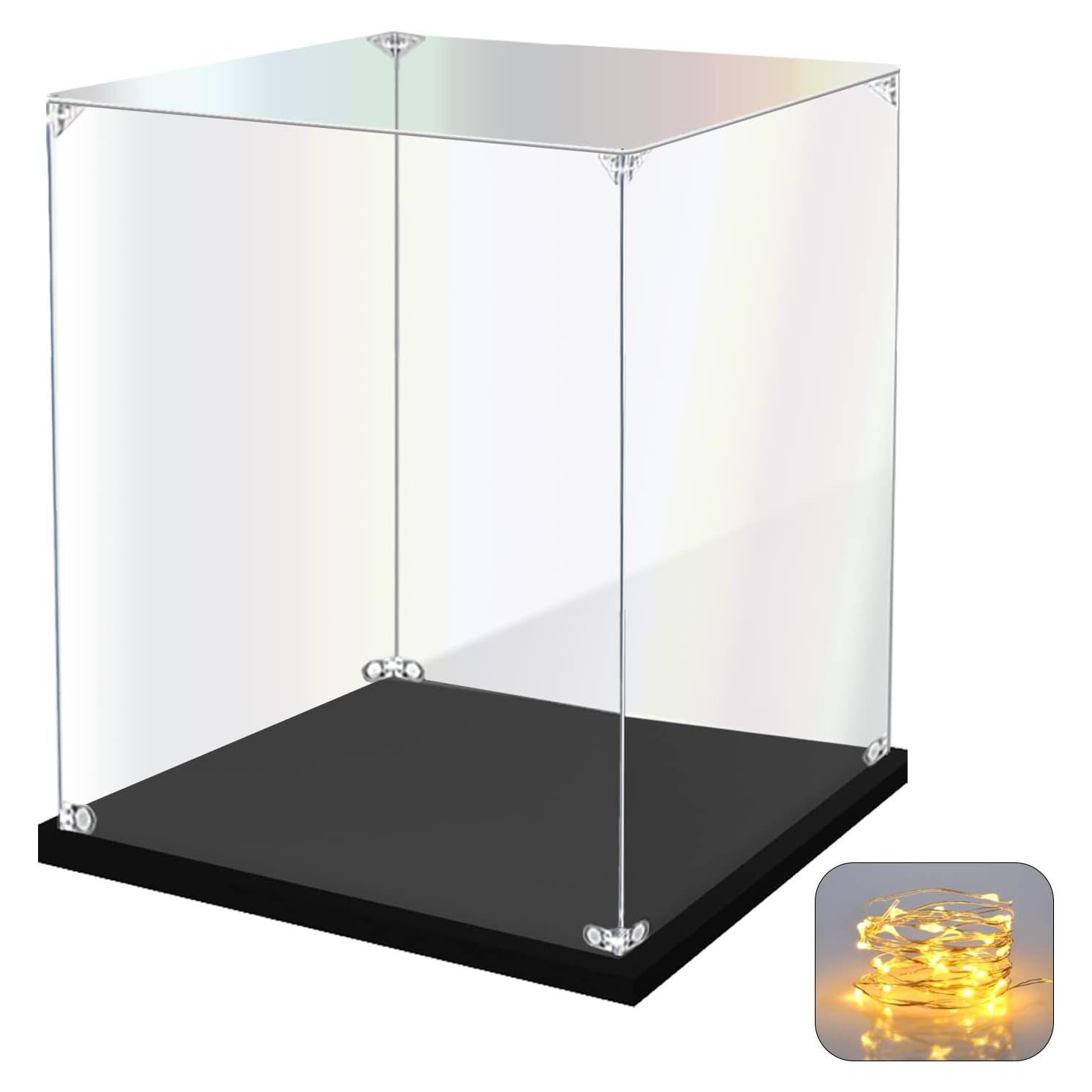 Caja de Exhibición Acrílica KOLIPI 15x15x20 cm para Coleccionables