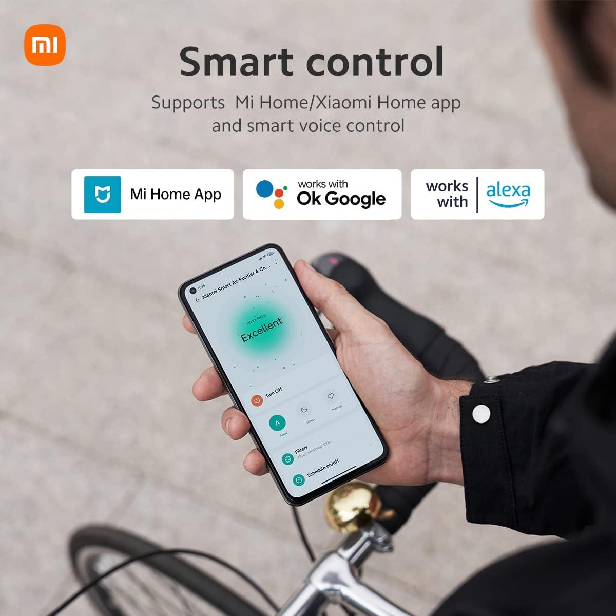 Purificador de Aire Xiaomi 4 Compacto HEPA H13 Ultra Silencioso