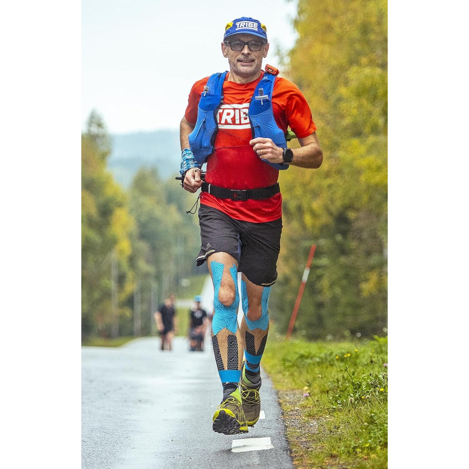 Cinta de Kinesiología FlexU - 40 Tiras Pre-Cortadas Beige