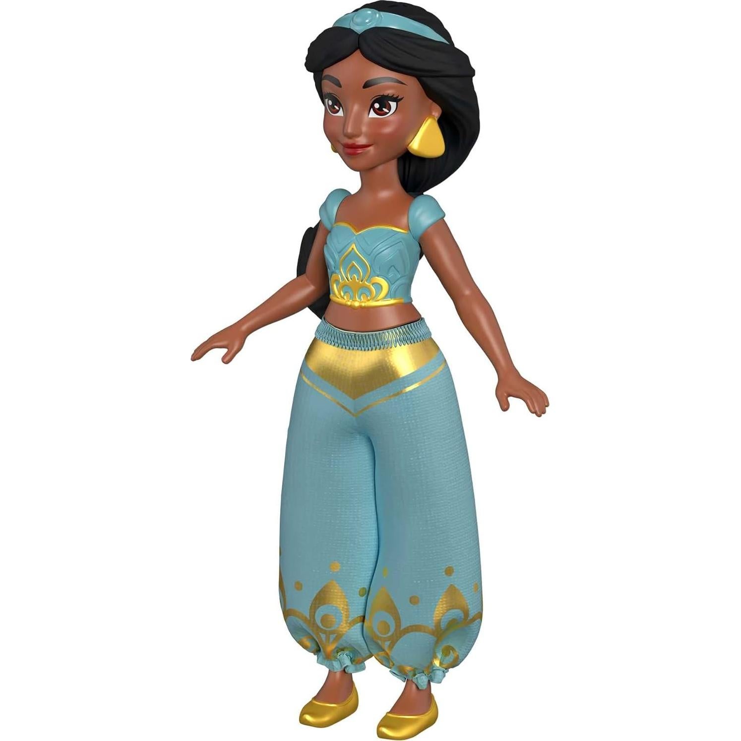 Muñeca Princesa Jasmine y Tigre Rajah Mattel 11.4 cm