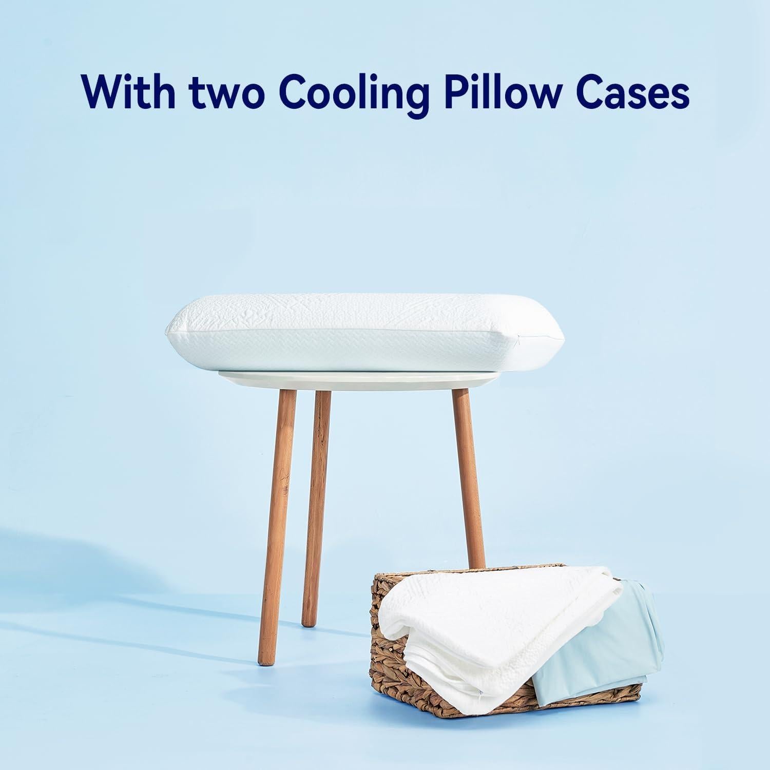 Cojín refrigerante Bedtter® Ice Cube, espuma viscoelástica 63.5x38.1cm