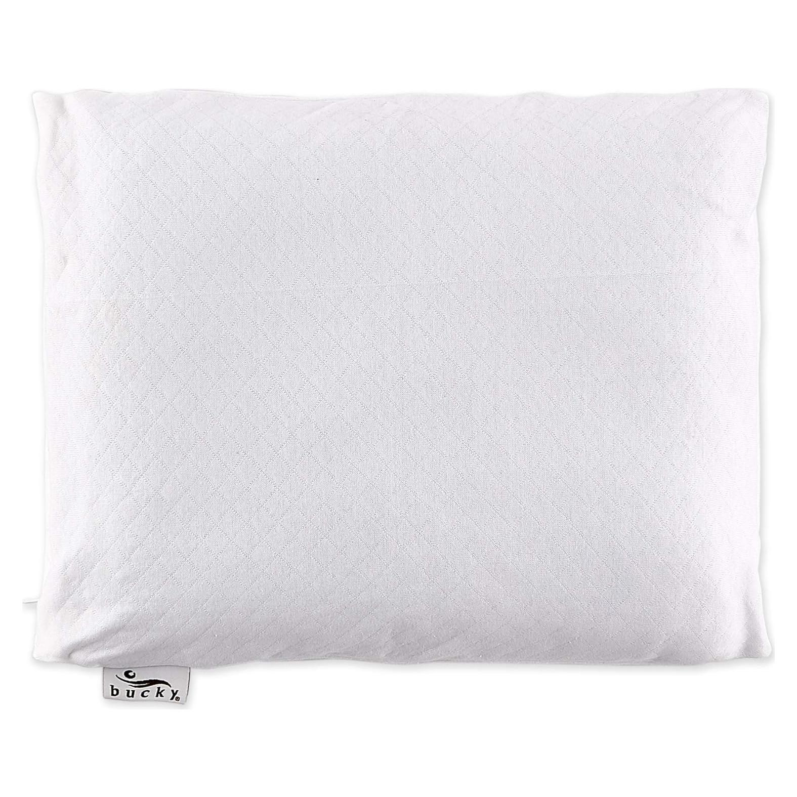 Almohada de Viaje Bucky 100% Algodón 35.56x27.94 cm Ajustable