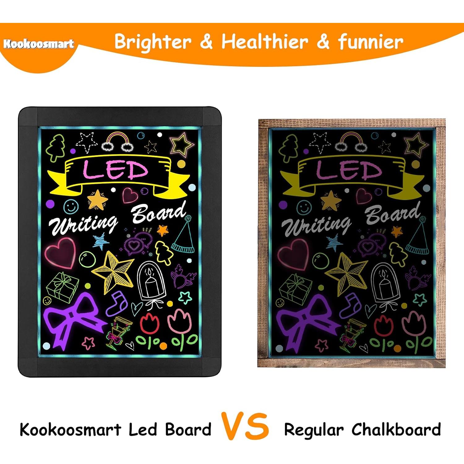 Tablero Mágico LED Kookoosmart 40x30 cm 18 Colores