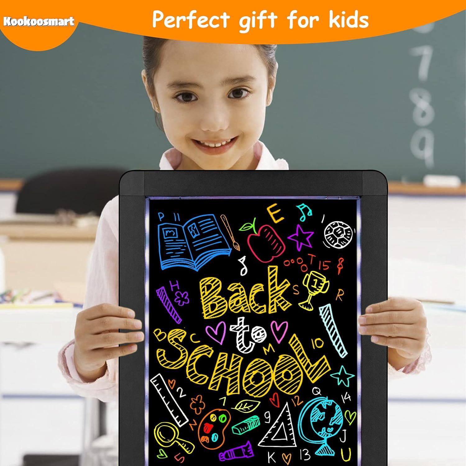 Tablero Mágico LED Kookoosmart 40x30 cm 18 Colores