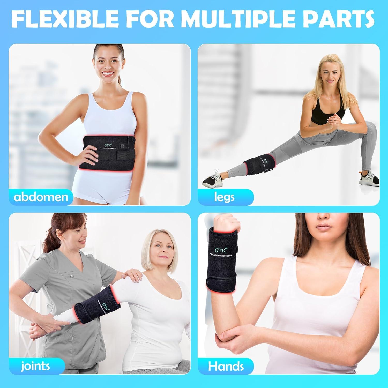 Almohadilla Terapia Luz Roja y Azul UTK 20x33 cm