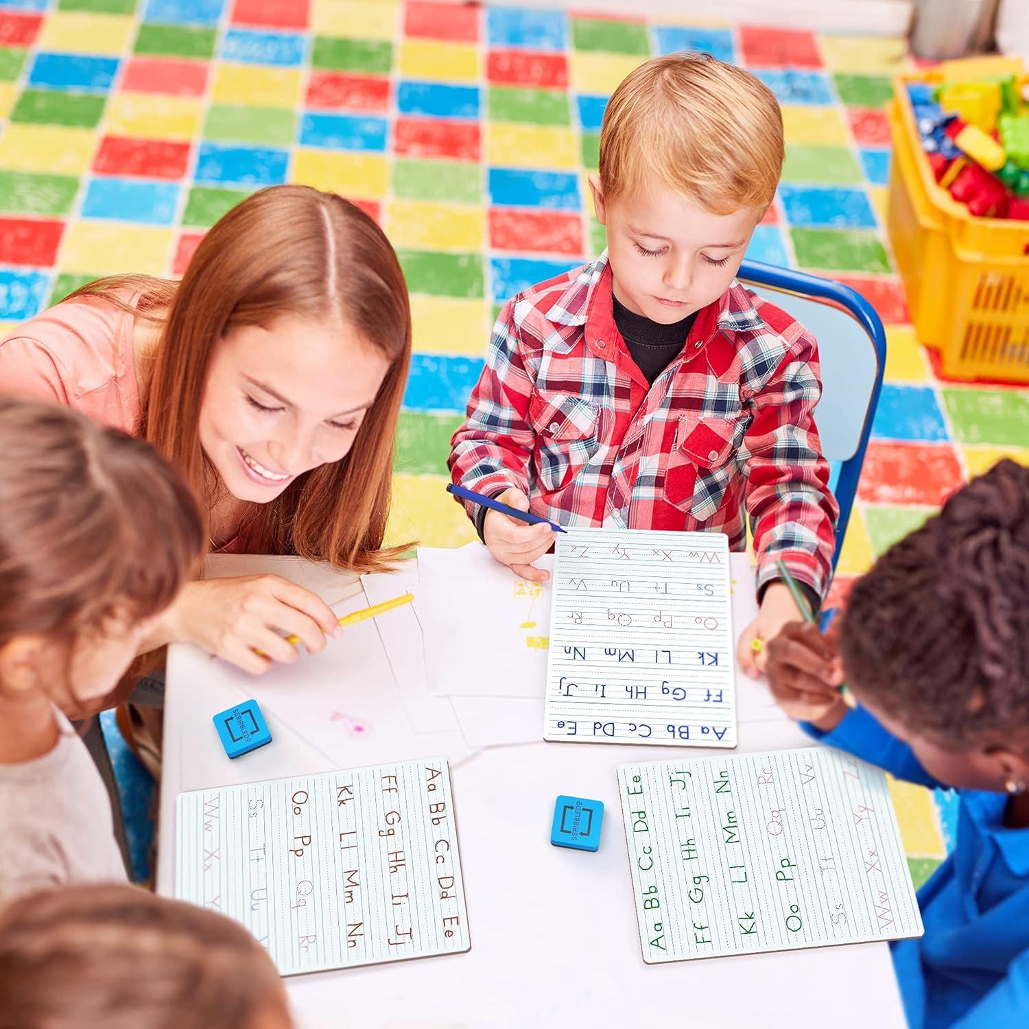 Tablero de Trazado Scribbledo para Niños Doble Cara 22,86x30,48cm