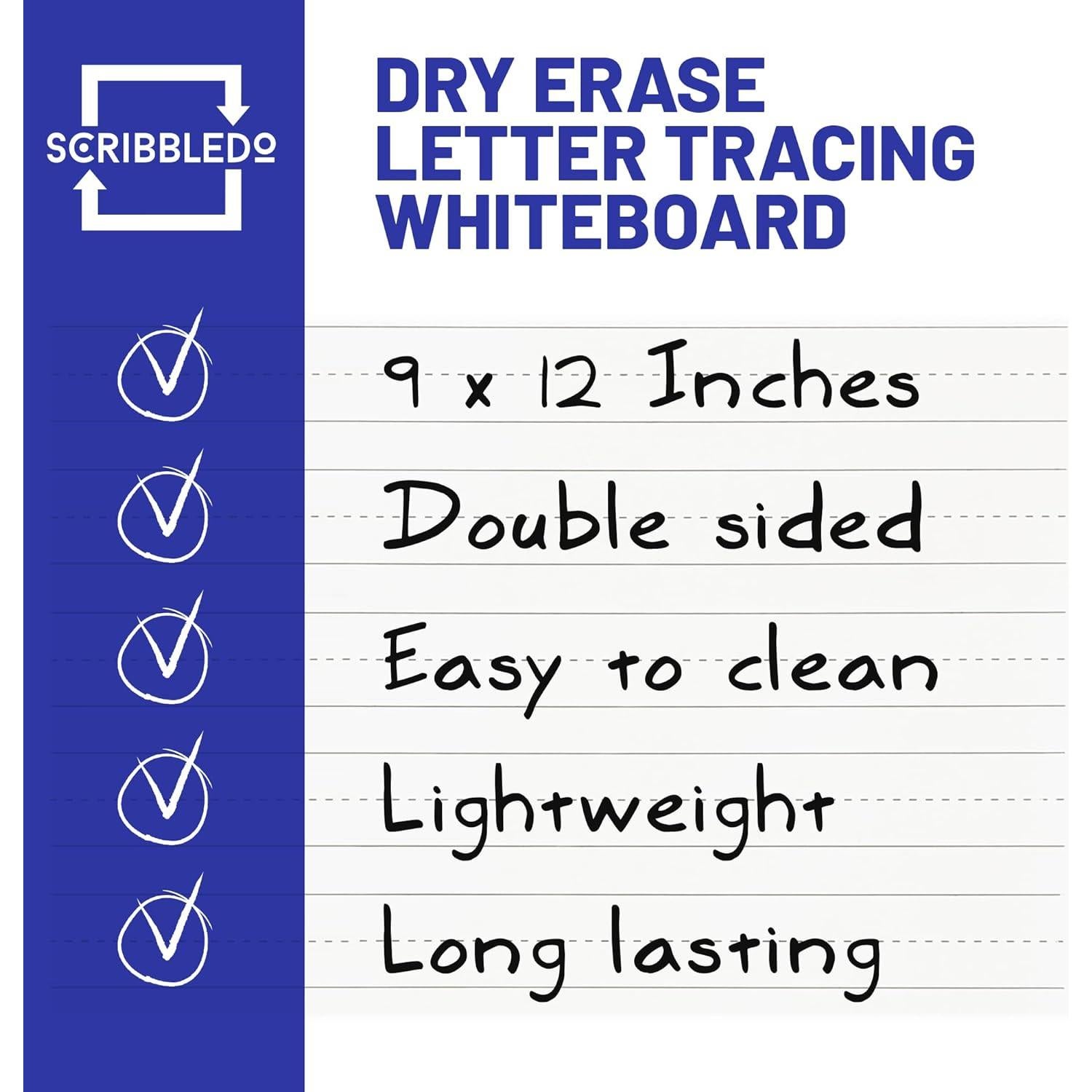 Tablero de Trazado Scribbledo para Niños Doble Cara 22,86x30,48cm