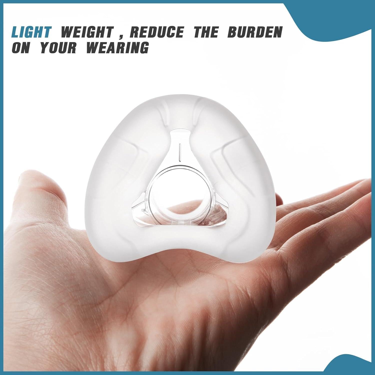 2-Pack Replacement Cushions for AirFit N20 Nasal Mask (S) - Compatible with Original N20 Frame, Soft Silicone for Snug Fit, Reliable Seal, Premium Comfort & Durable Accessories(S)