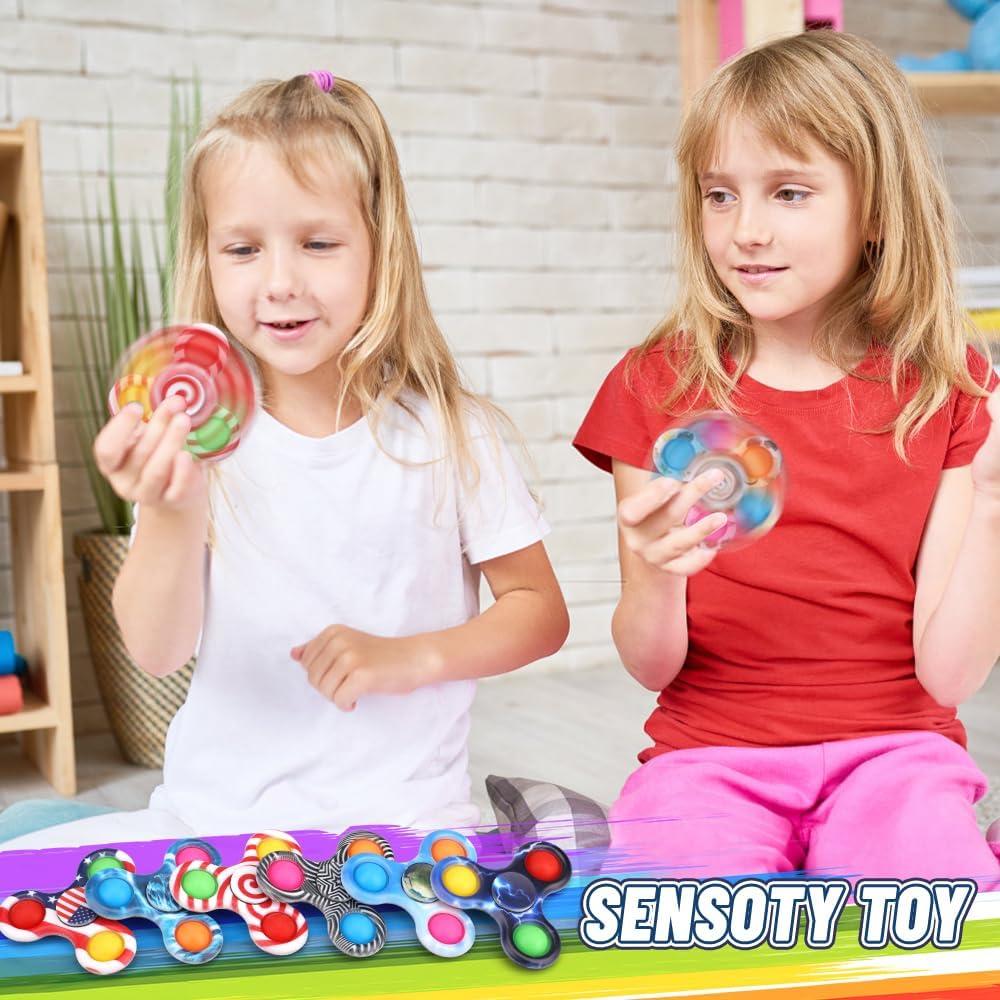 Paquete de 12 Juguetes Fidget Spinner LNCOJOLM para Niños