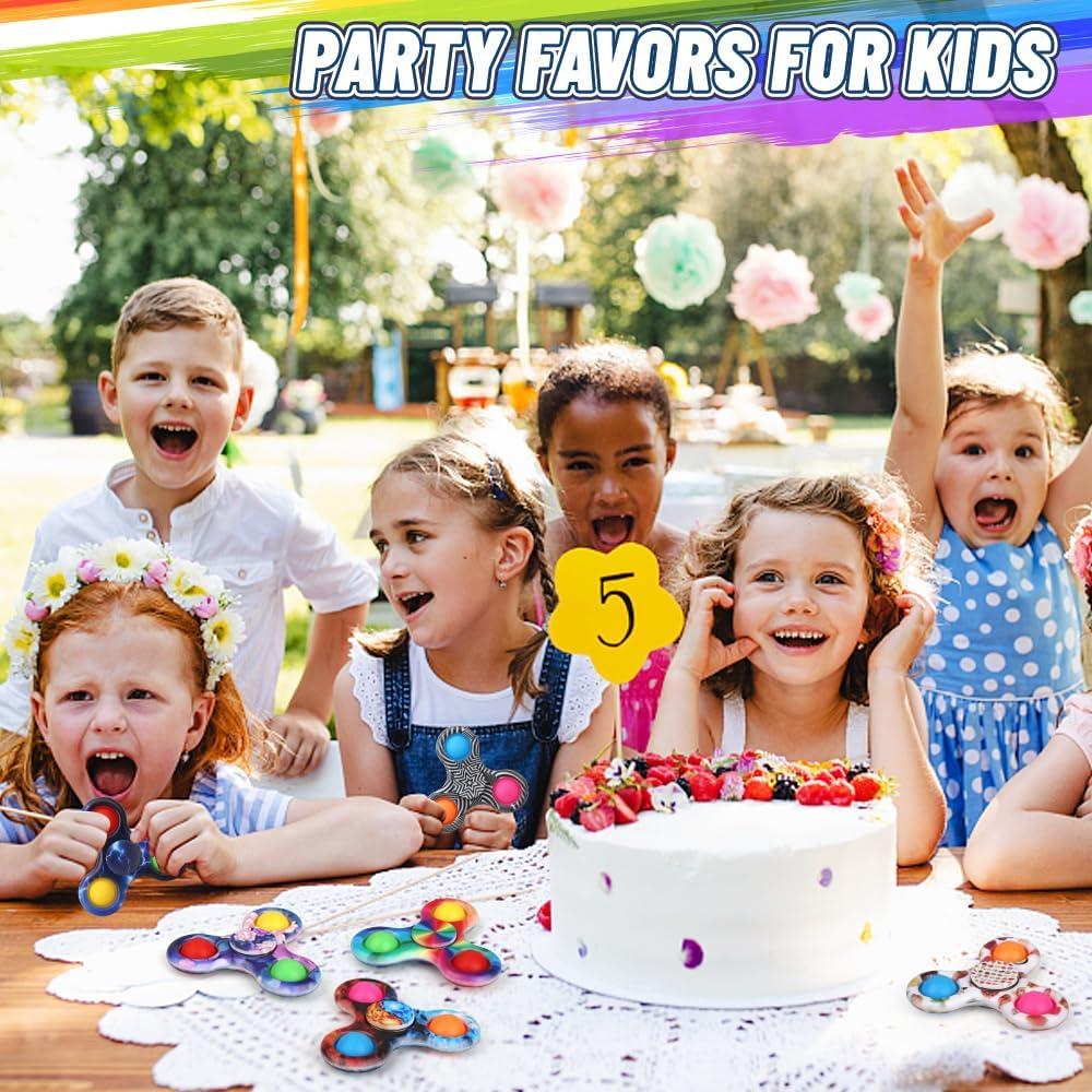 Paquete de 12 Juguetes Fidget Spinner LNCOJOLM para Niños