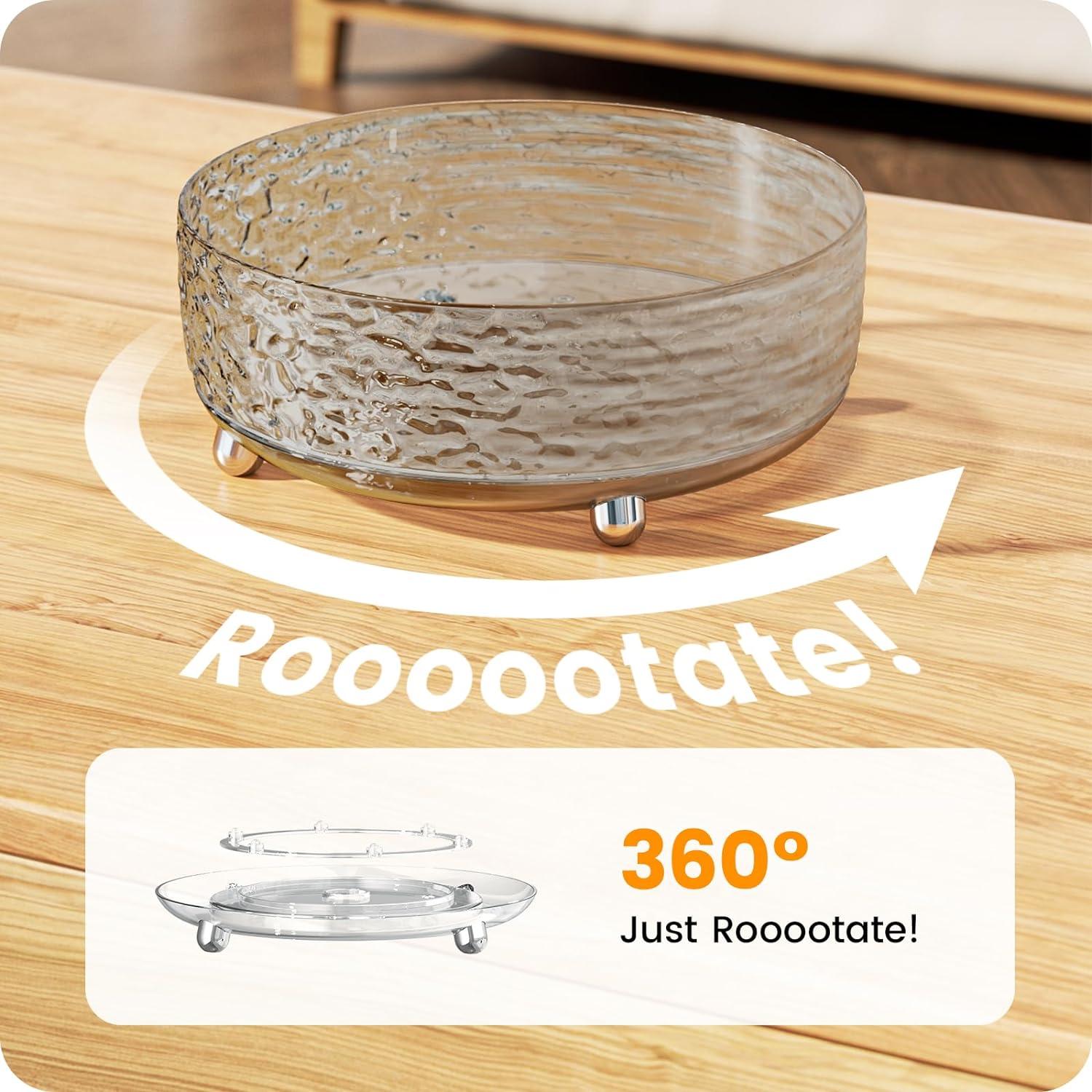 Organizador de Maquillaje Rotatorio A-LuGei 23 cm Negro